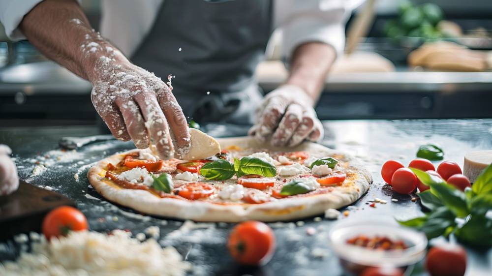 Pizza faite maison à Saint-Pair-sur-Mer